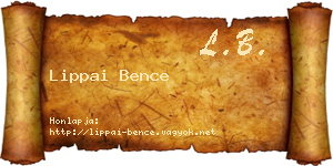 Lippai Bence névjegykártya